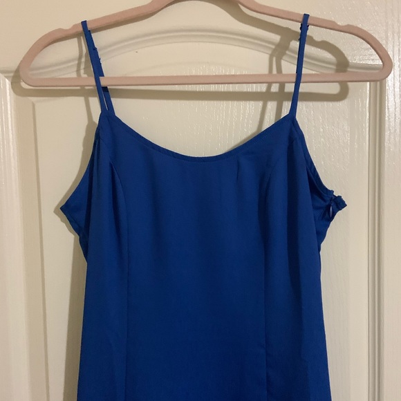 Medium Cobalt Blue Ruffled High-Low Dress from Lulus - Picture 3 of 9